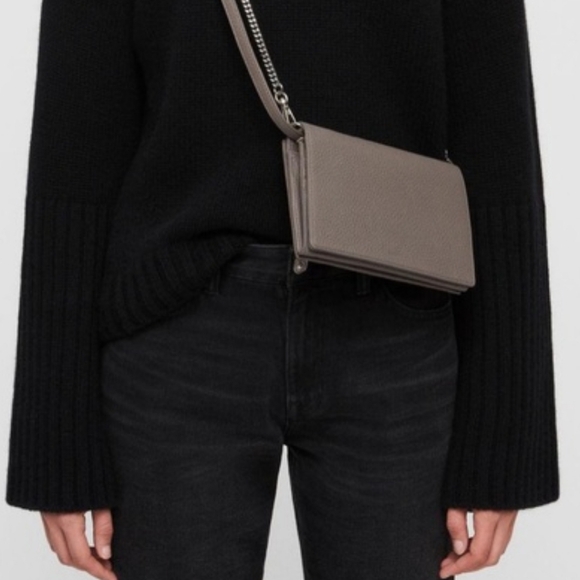 All Saints Leather FETCH Crossbody Bag - Picture 10 of 10